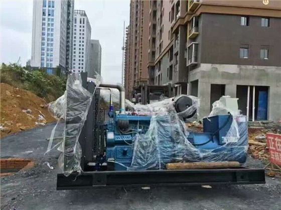 明邦400kw发电机正在卸货